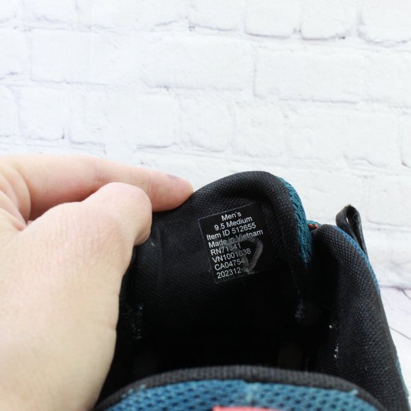 LL BEAN North Peak Blue Sneakers Waterproof Hiking Trail Shoes Size 9.5 M - Picture 14 of 16